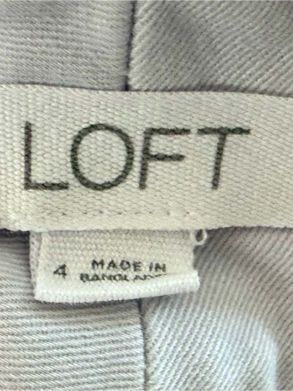 LOFT Light Tan Cotton Shorts - Picture 3 of 3